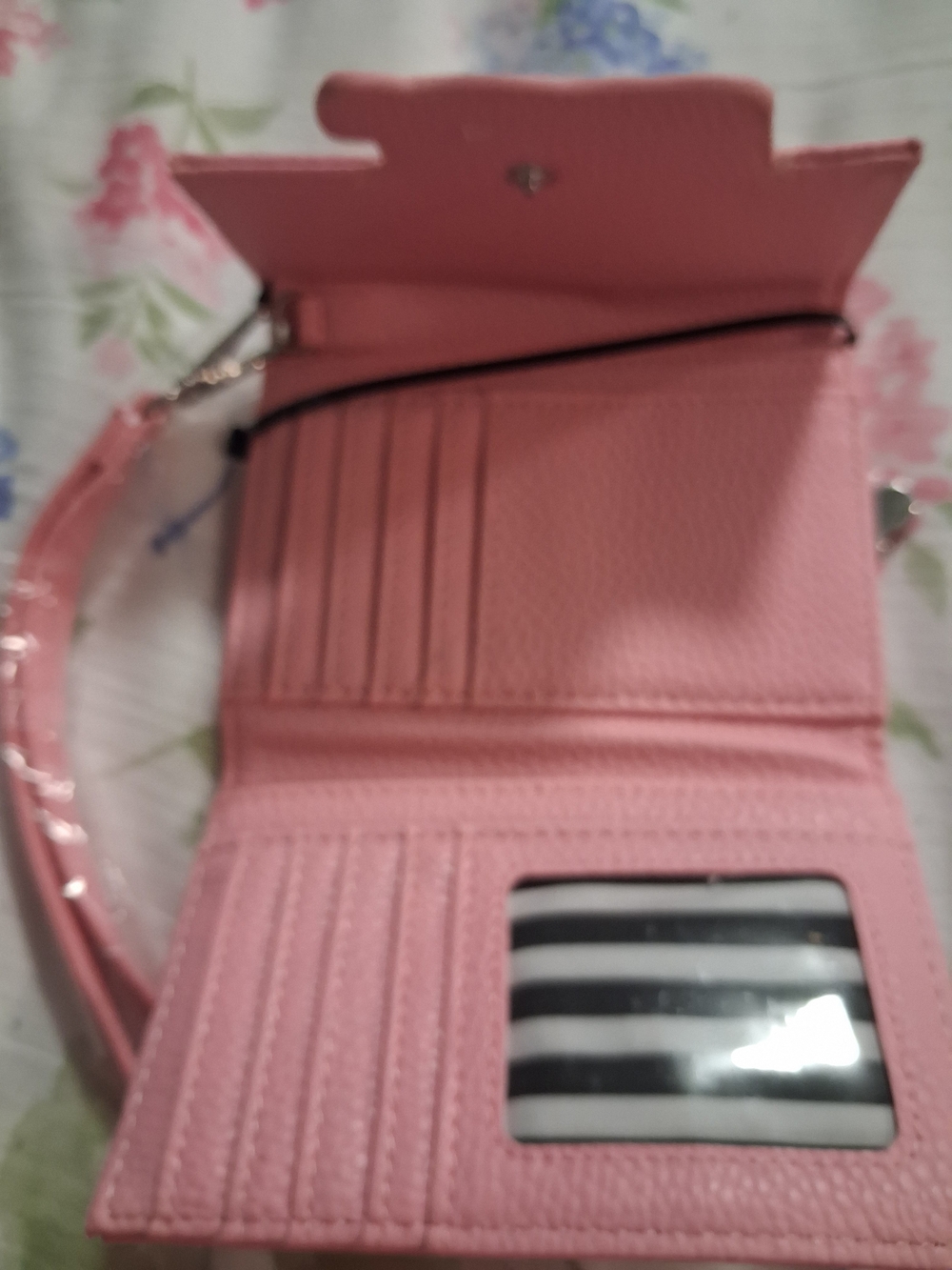 Pink Cat Accent Wristlet Wallet - Picture 4 of 4